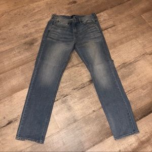 J Crew Sutton light-wash men’s jeans.